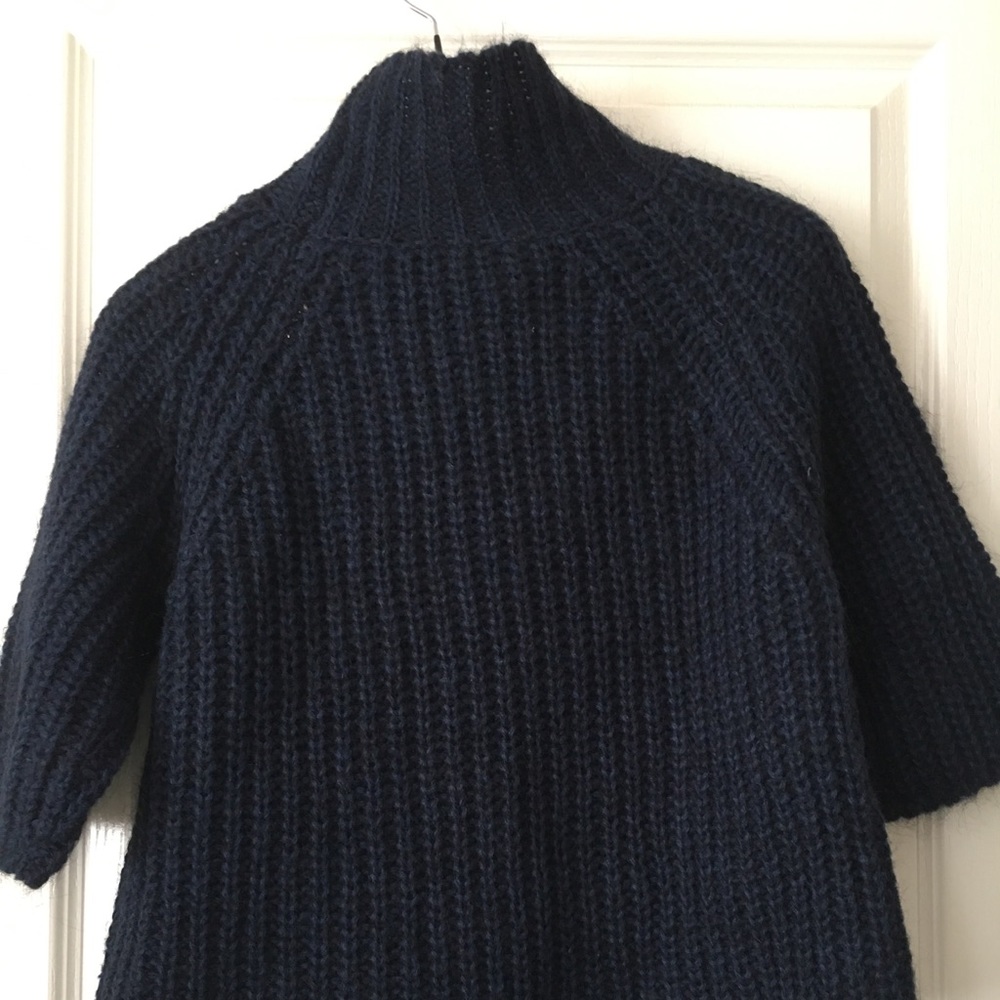 Navy Cable Design Sweater - Picture 5 of 5